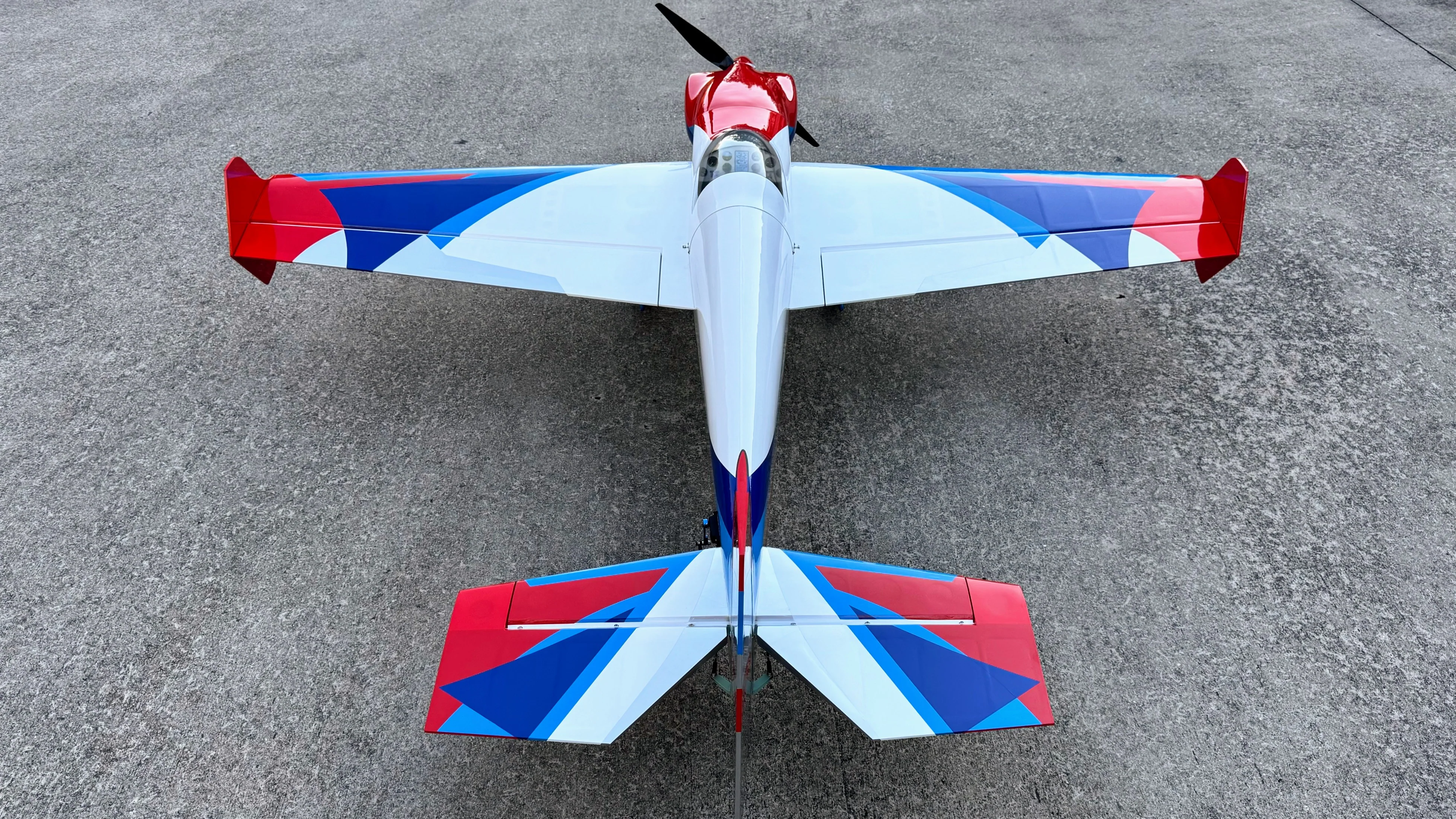 EF - 74" Laser V2 CNC - White/Red/Blue/Silver - Image 2
