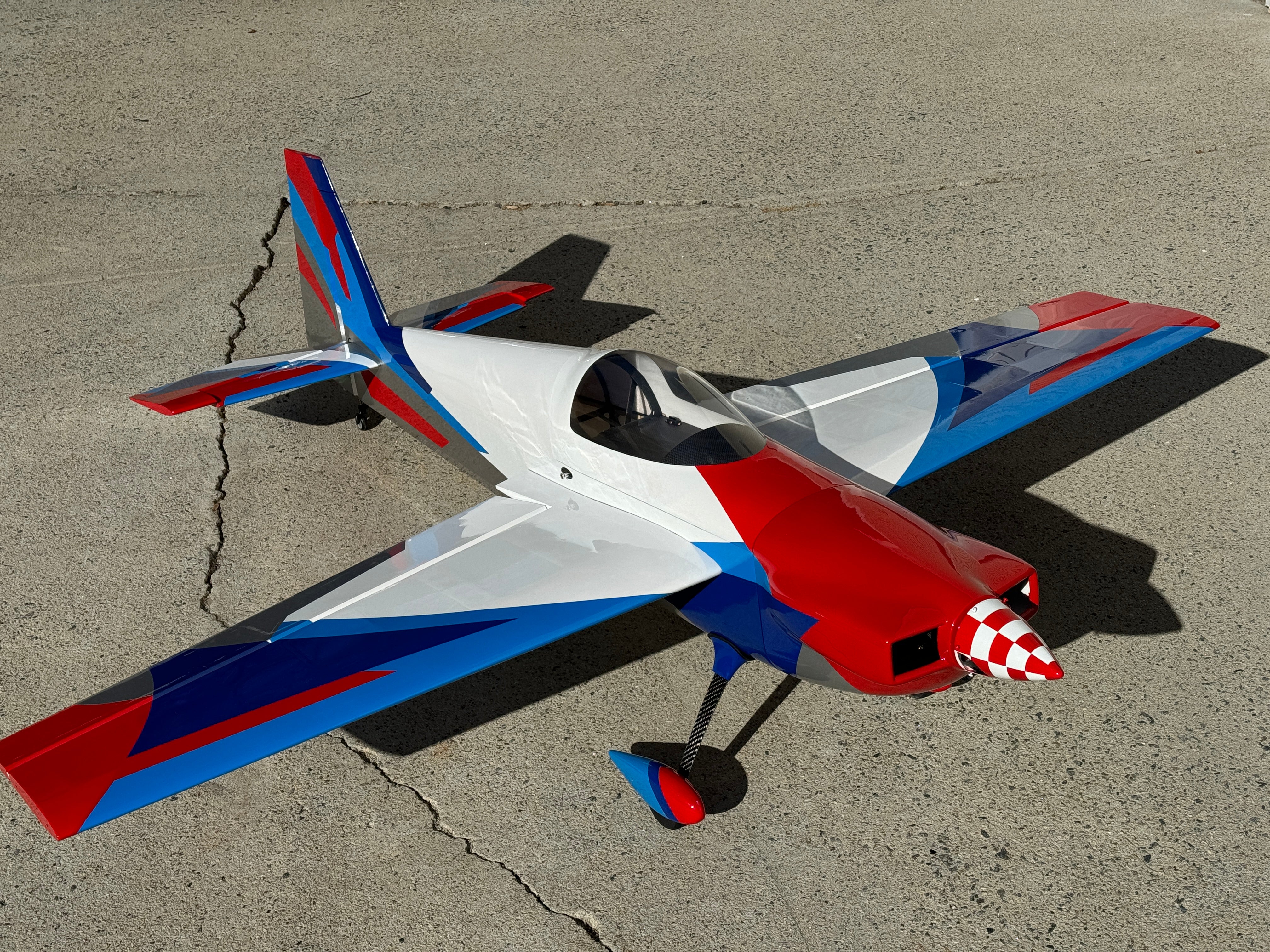 EF - 74" Laser V2 CNC - White/Red/Blue/Silver - Image 9