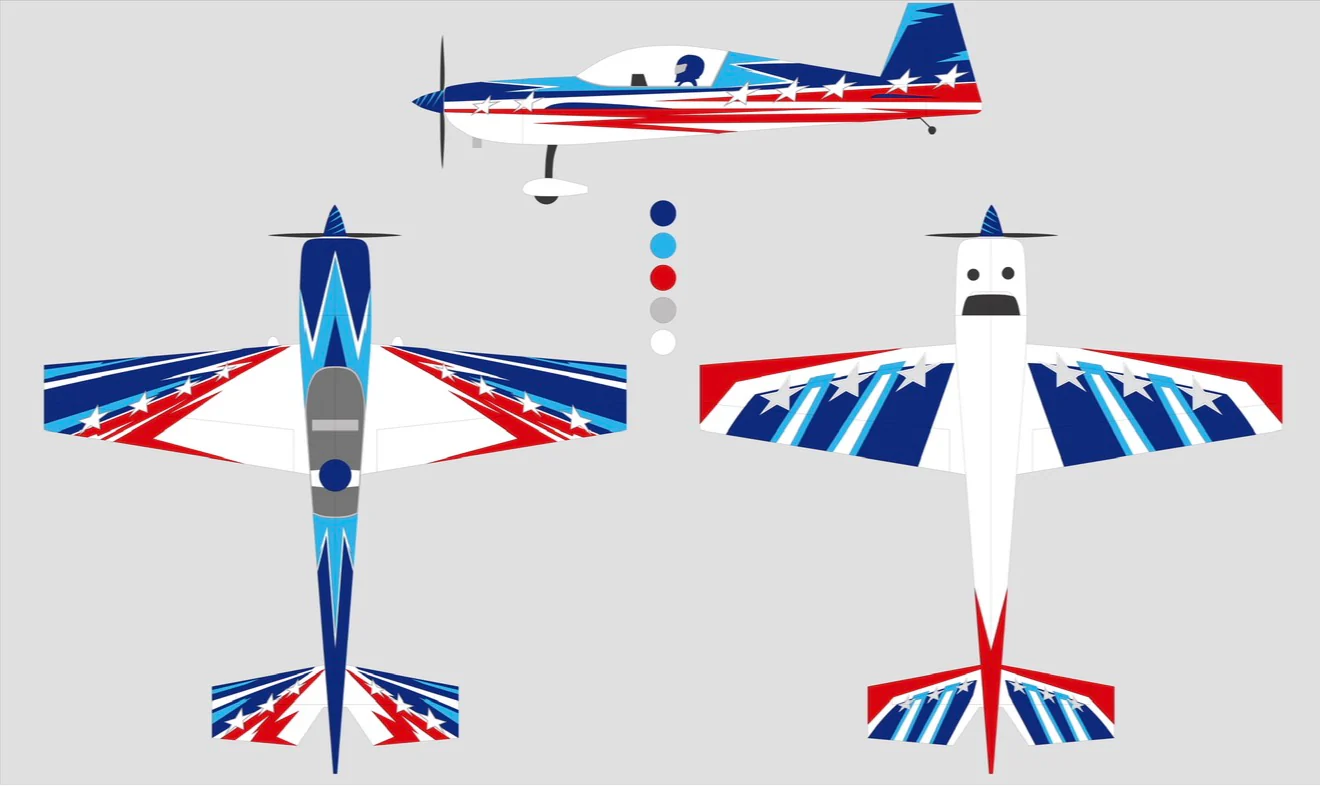 EF - 105" Extra 300 - Blue/White - Image 11
