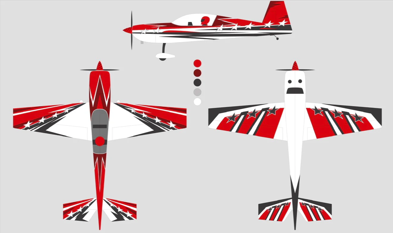 EF - 105" Extra 300 - Red/White - Image 11