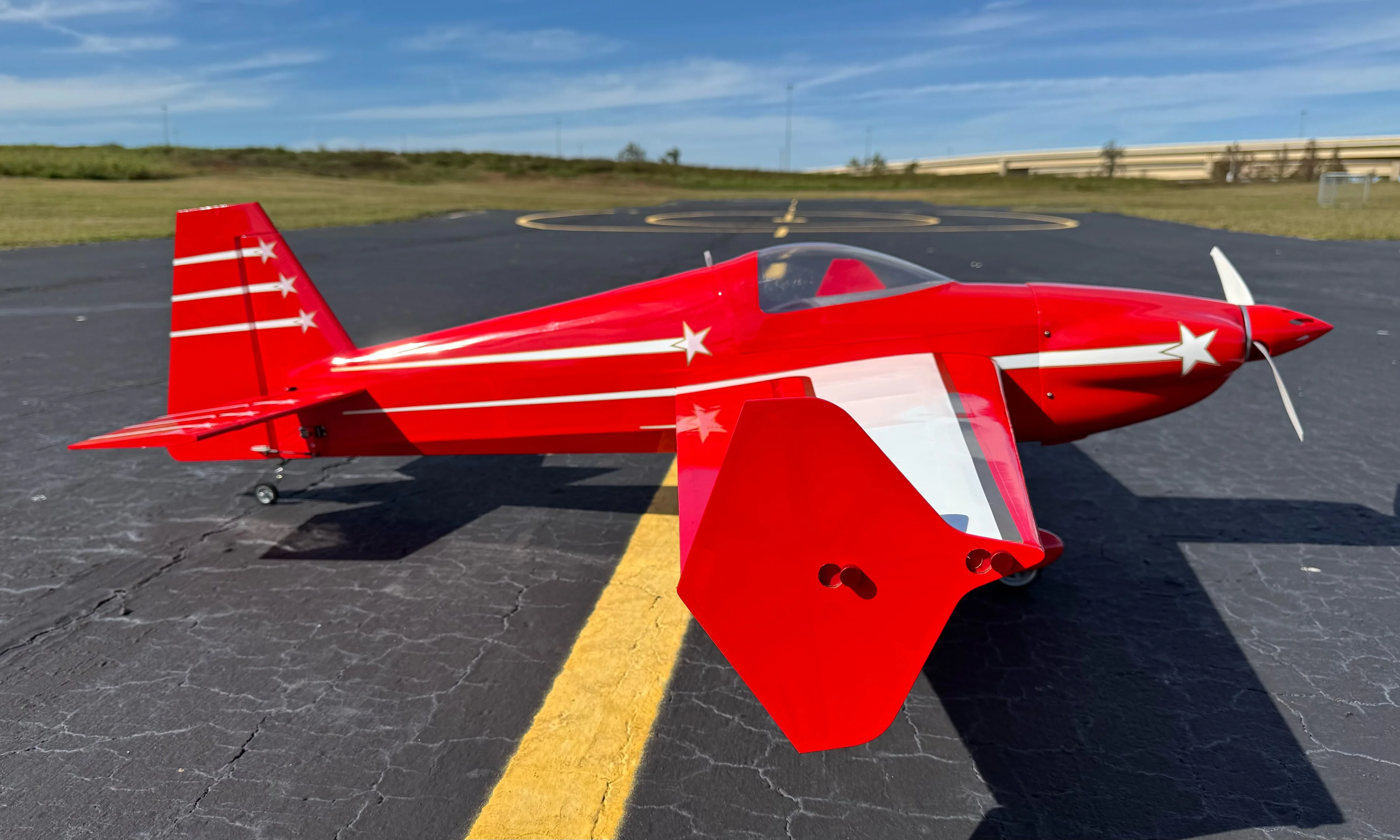 EF - 49" Laser - "Traditional" Red/White/Gold - ARF - Image 3