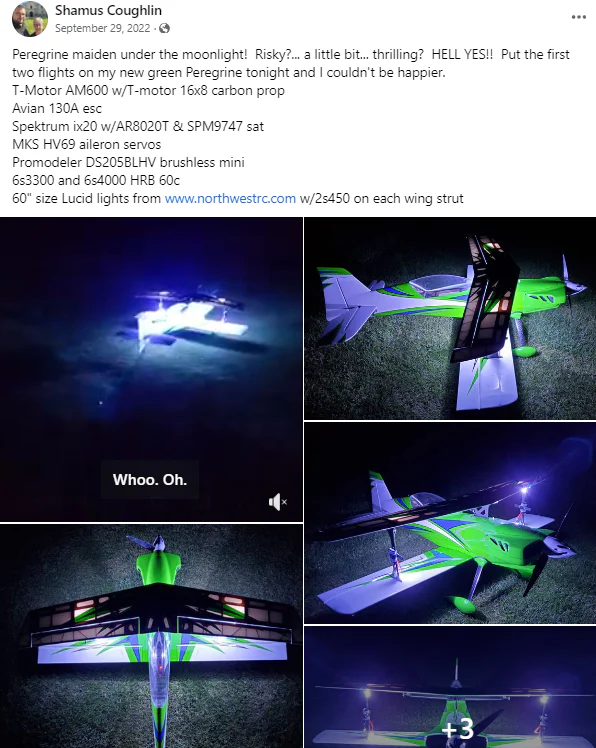 EF - 53" Peregrine - Green/White - Image 7