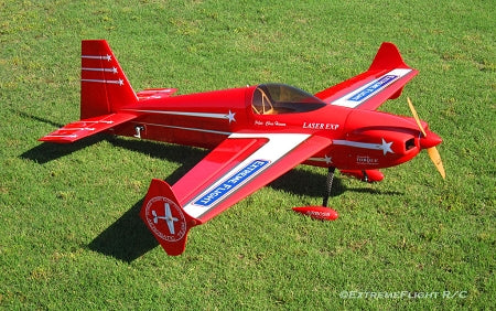 EF - 60" Laser V3 - "Traditional" Red/White/Gold - ARF - Image 4