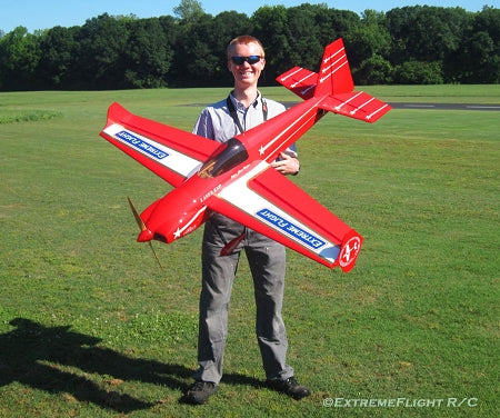 EF - 60" Laser V3 - "Traditional" Red/White/Gold - ARF - Image 7