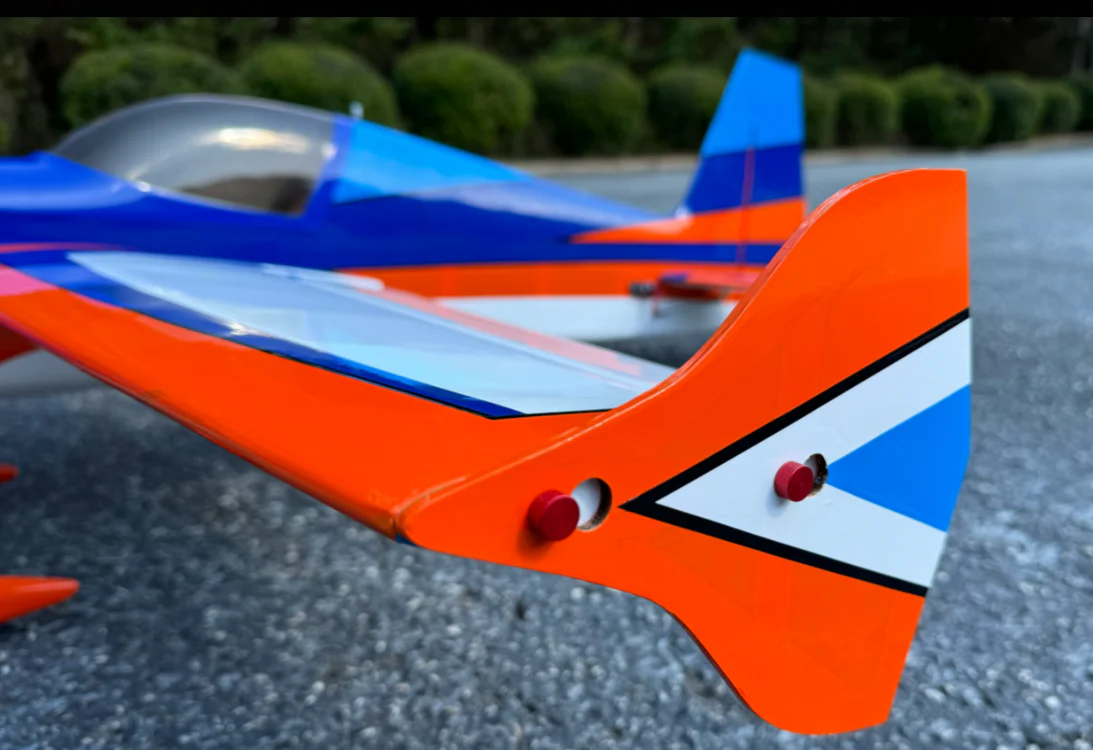 EF - 60" Slick 580 CNC - White/Blue/Orange - ARF - Image 5