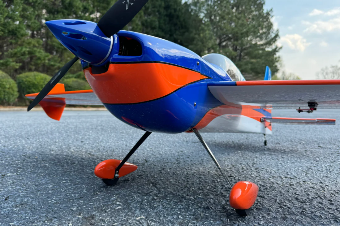 EF - 60" Slick 580 CNC - White/Blue/Orange - ARF - Image 6