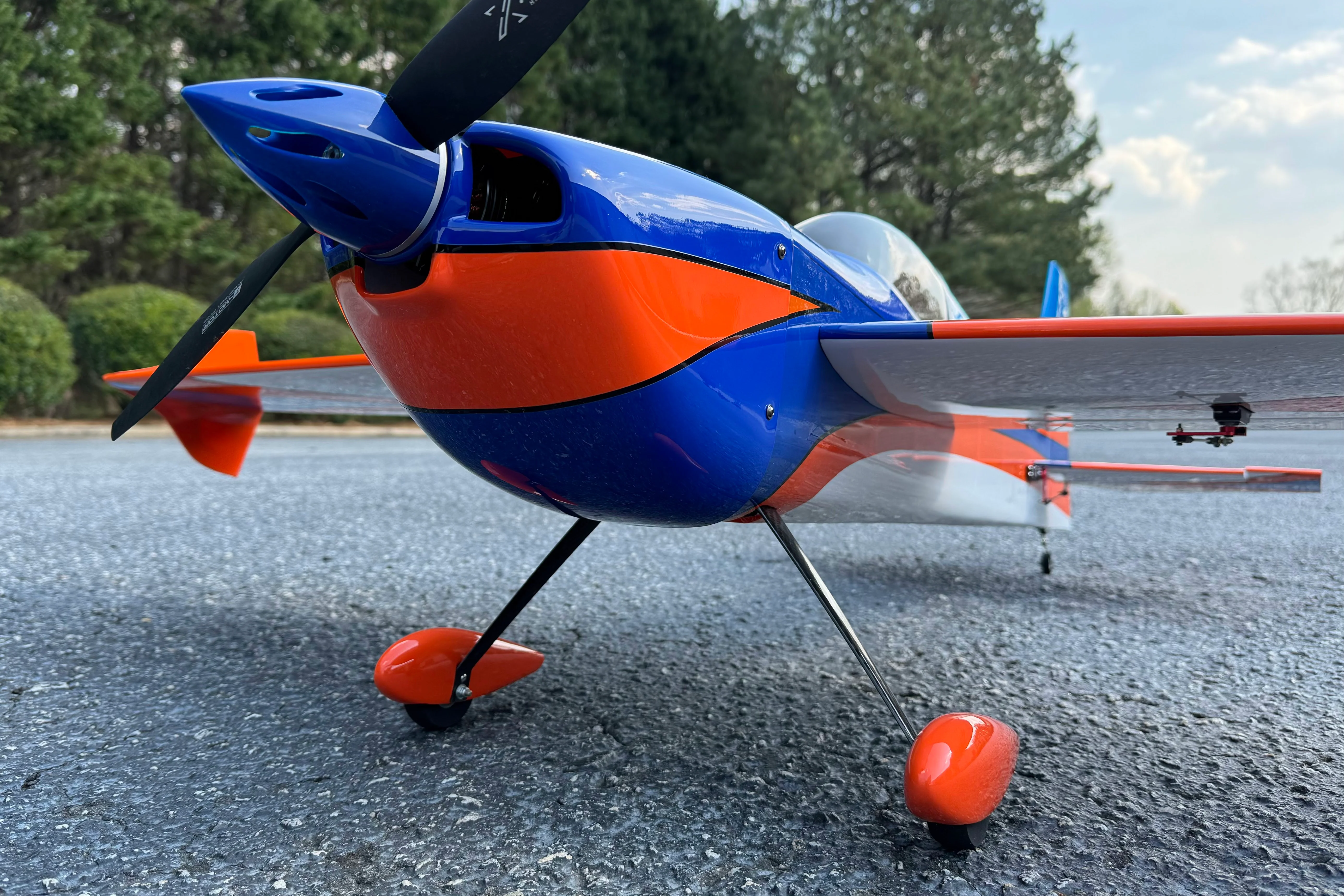 EF - 60" Slick 580 CNC - White/Blue/Orange - RxR - Image 3