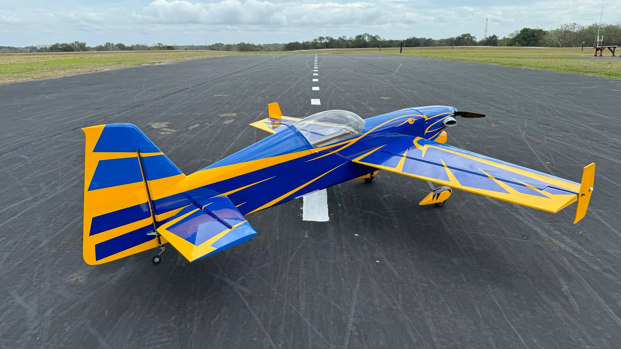 EF - 69" Turbo Raven V2 - Blue/Yellow - ARF - Image 3