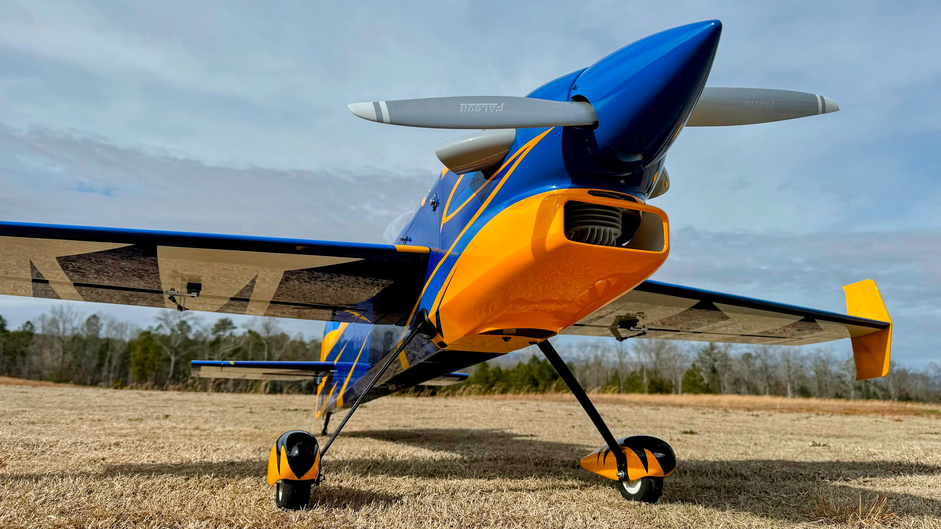 EF - 85" Turbo Raven - Blue/Yellow - Image 3