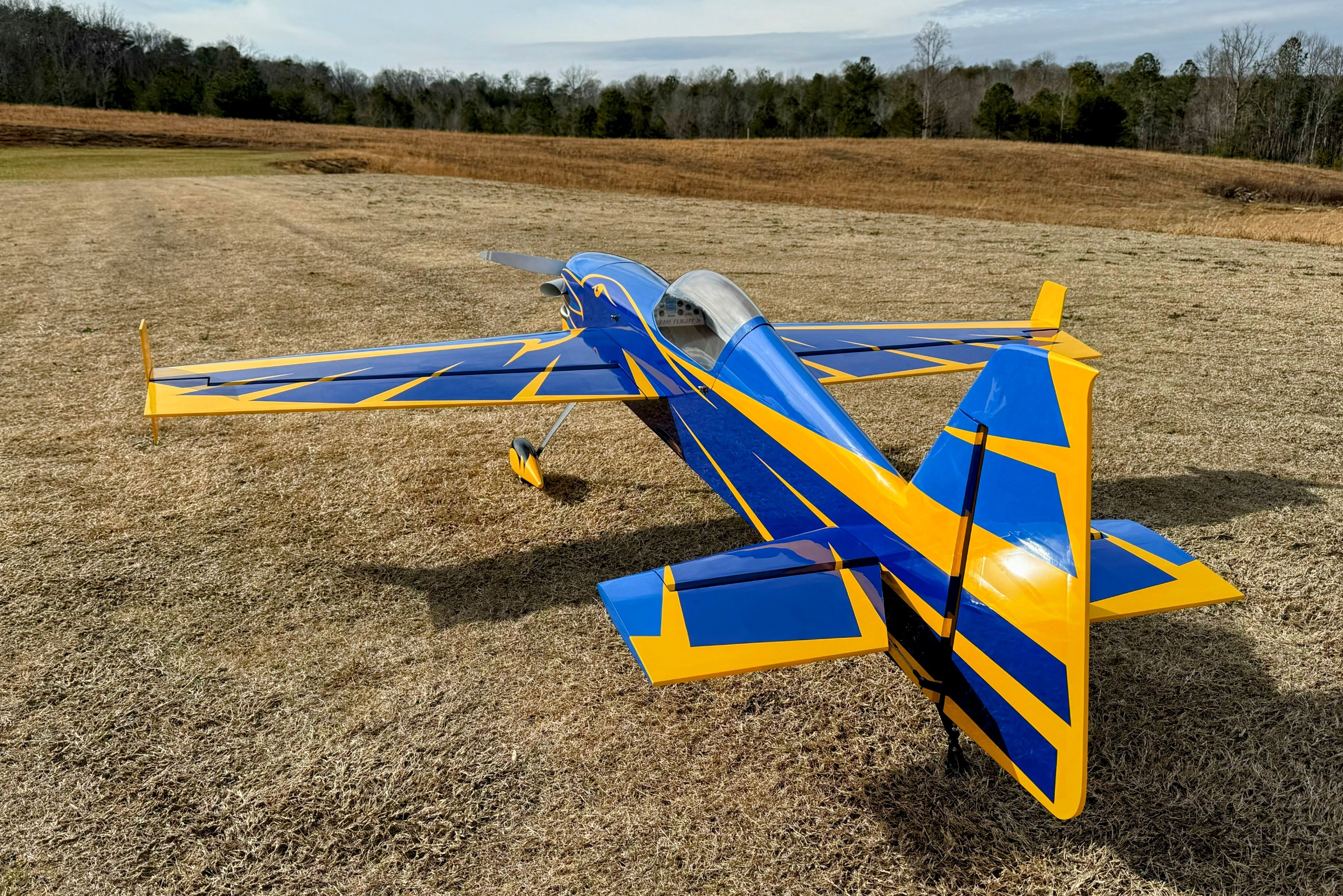 EF - 85" Turbo Raven - Blue/Yellow - Image 4