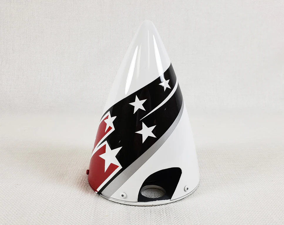 CF Spinner - Red/Black/White Extra Scheme Carbon
