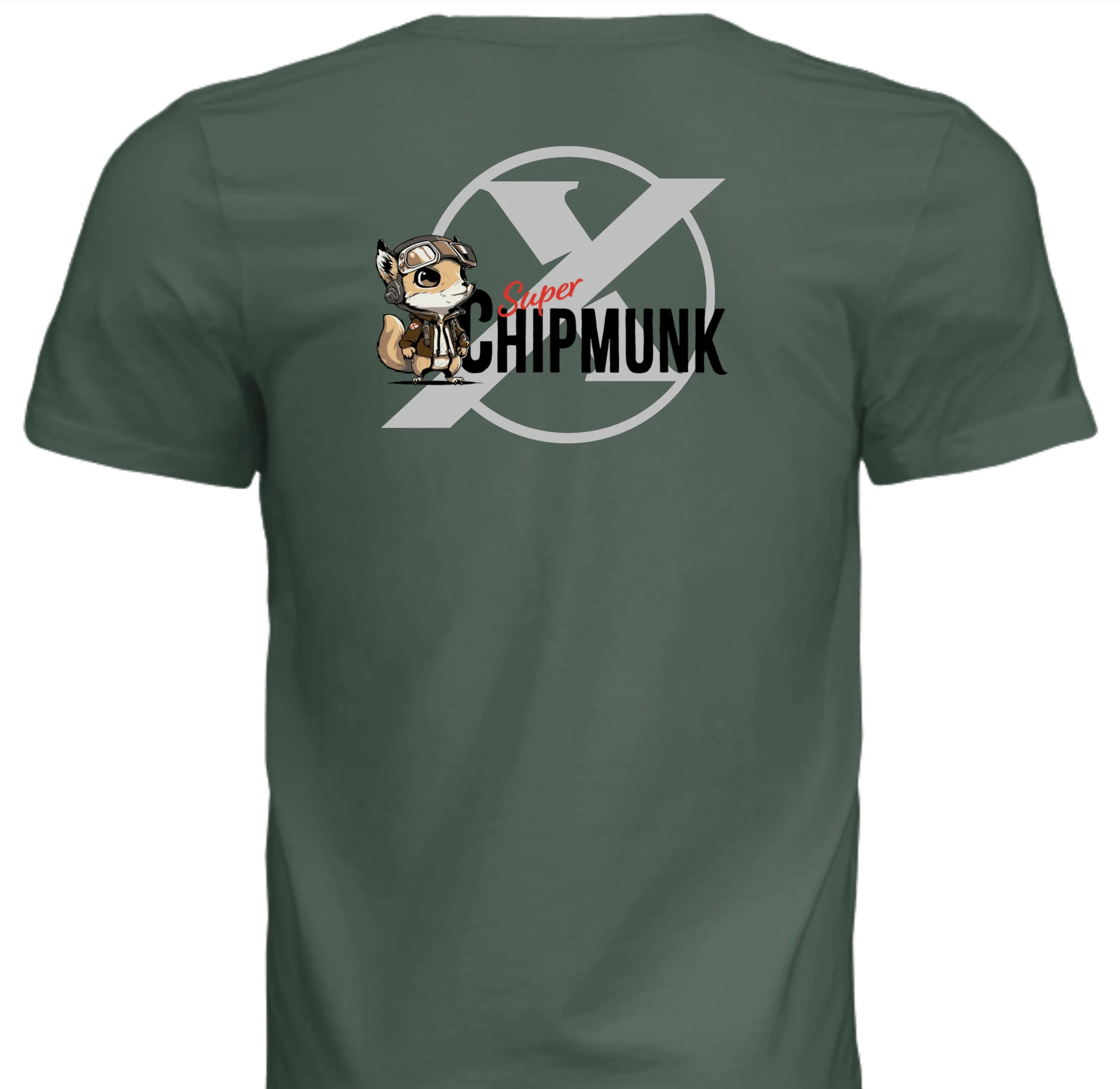Legacy Aviation Chipmunk Shirt - GREEN - Image 2