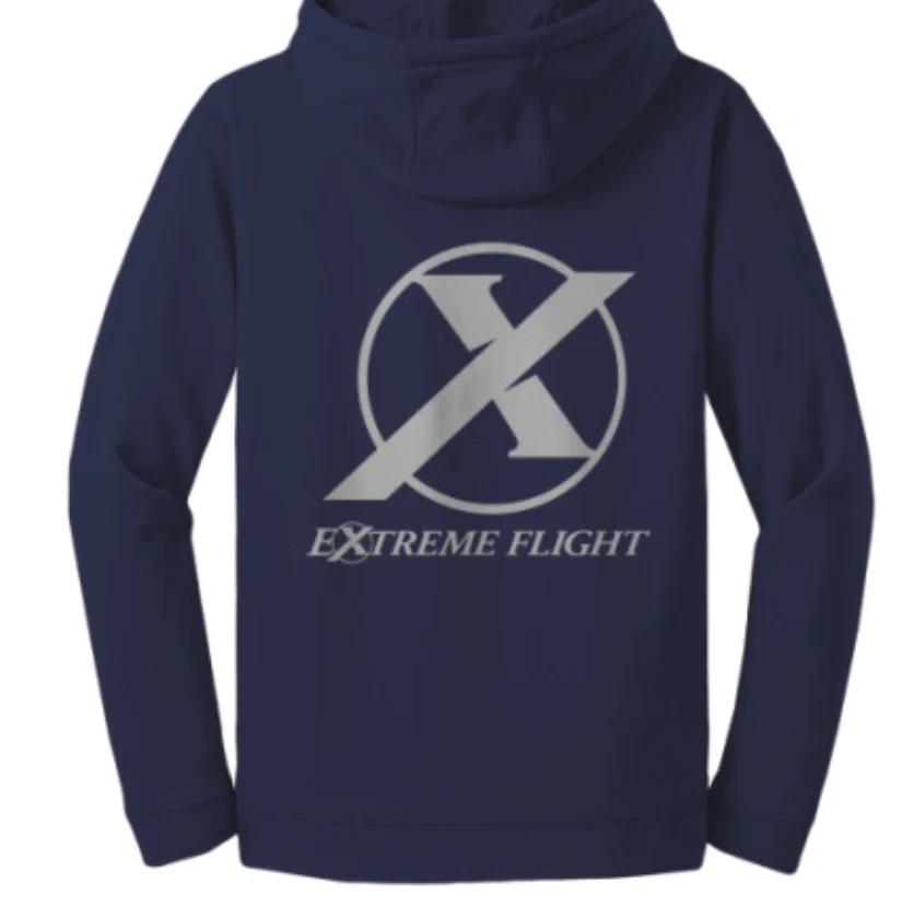 Extreme Flight DELUXE Hoodie - BLUE - Image 2