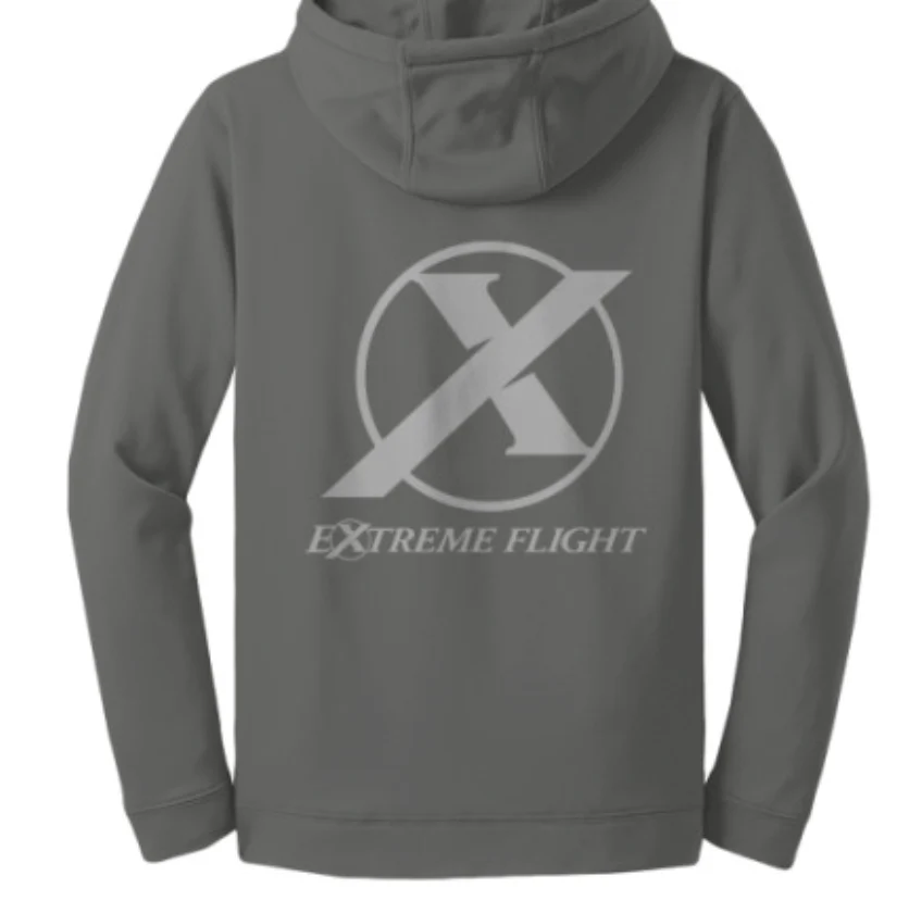 Extreme Flight DELUXE Hoodie - GRAY - Image 2