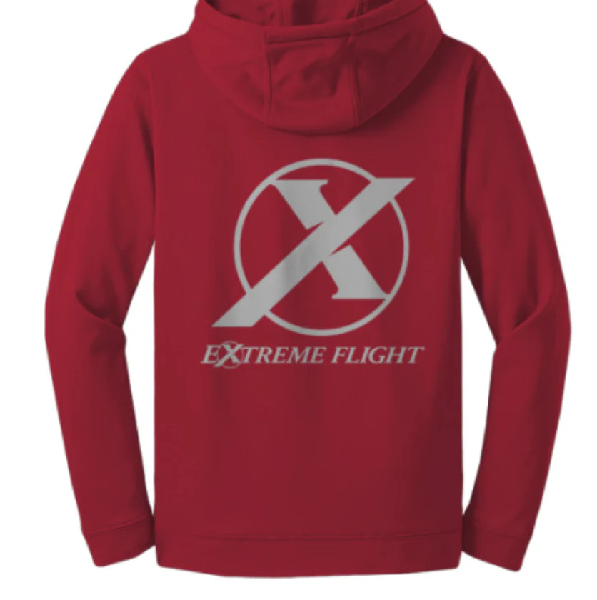 Extreme Flight DELUXE Hoodie - RED - Image 2