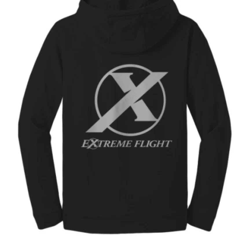 Extreme Flight DELUXE Hoodie - BLACK - Image 2