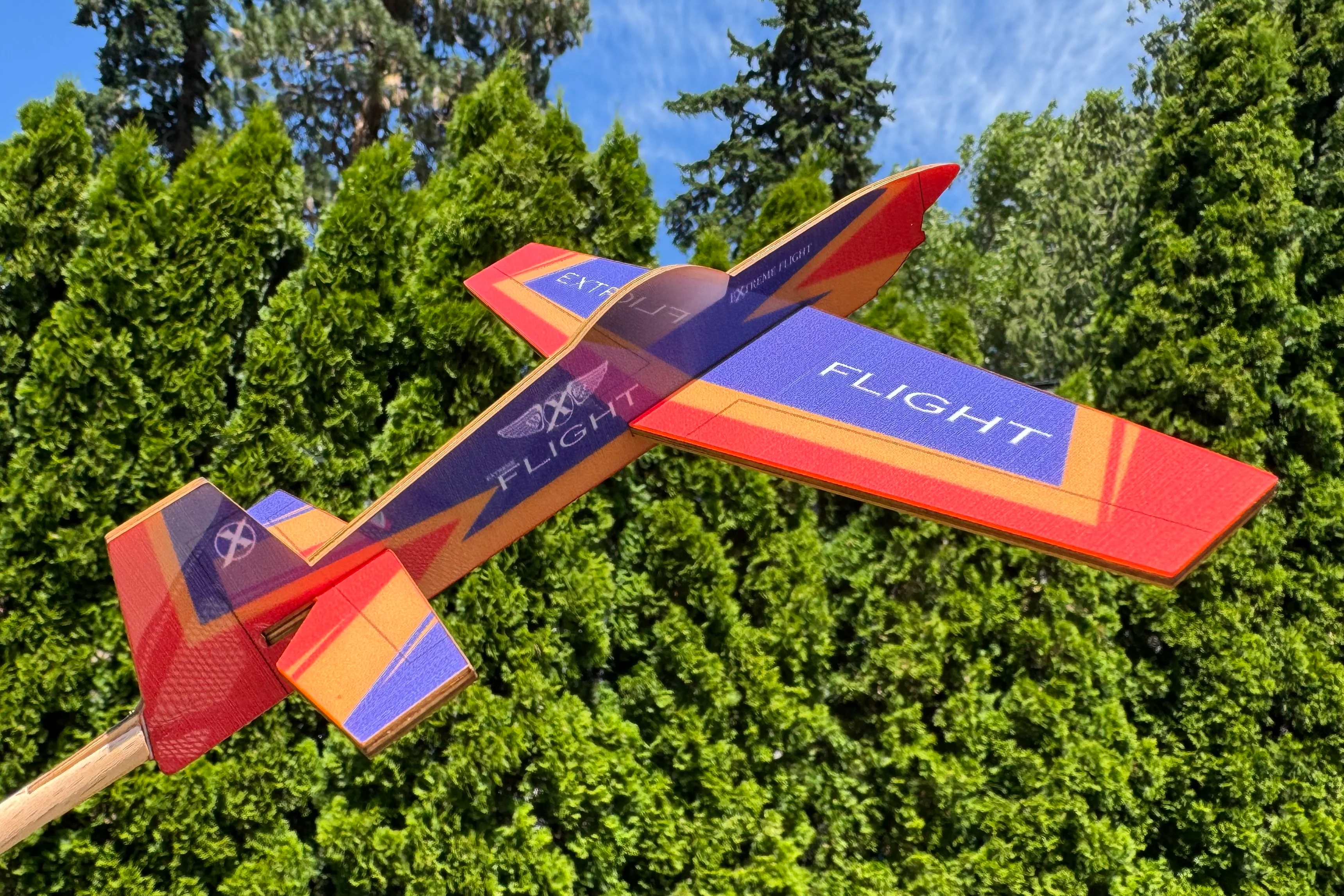 Extreme Flight Stick Plane - Cap 580 - Blue