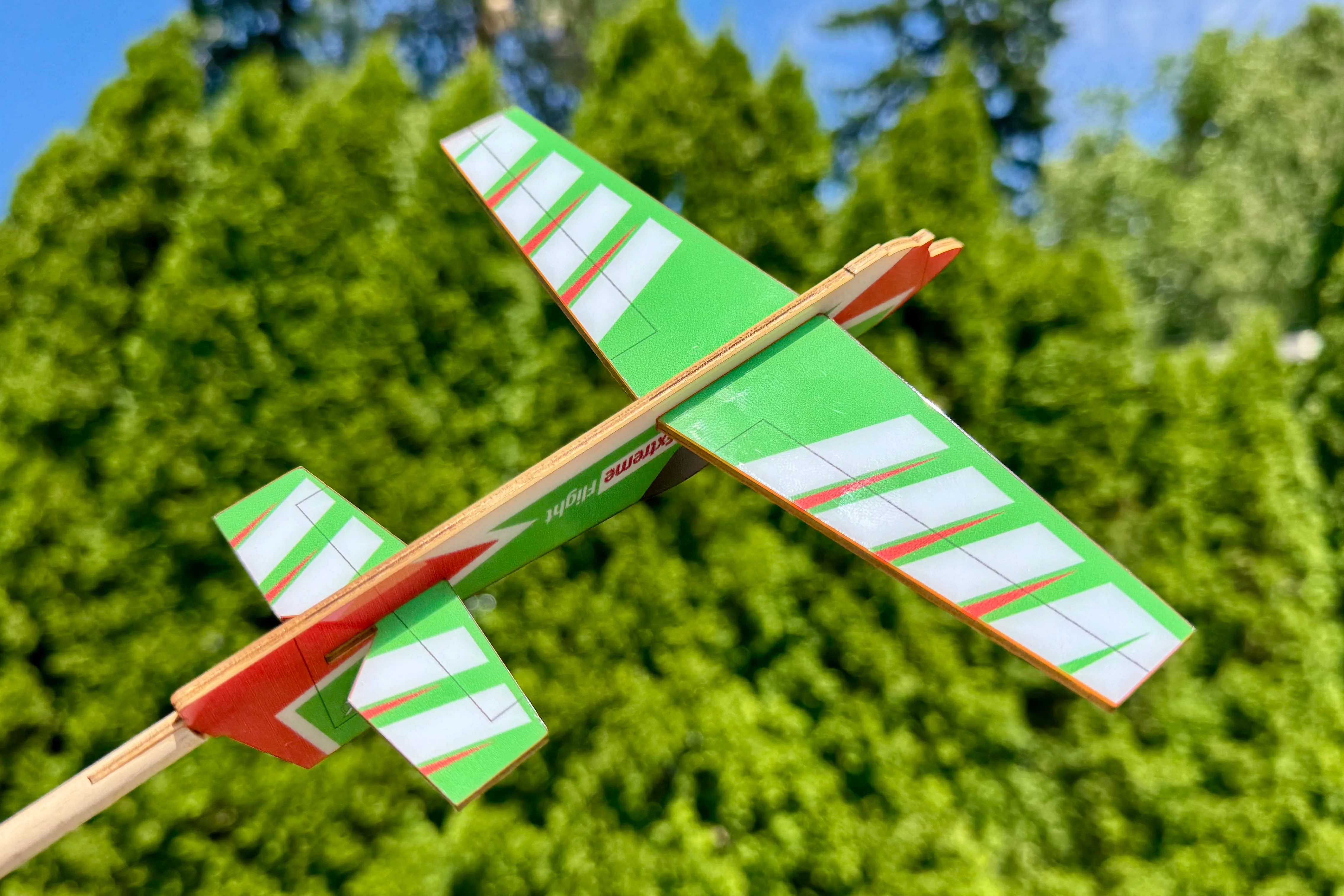 Extreme Flight Stick Plane - Cap 580 - Green - Image 2