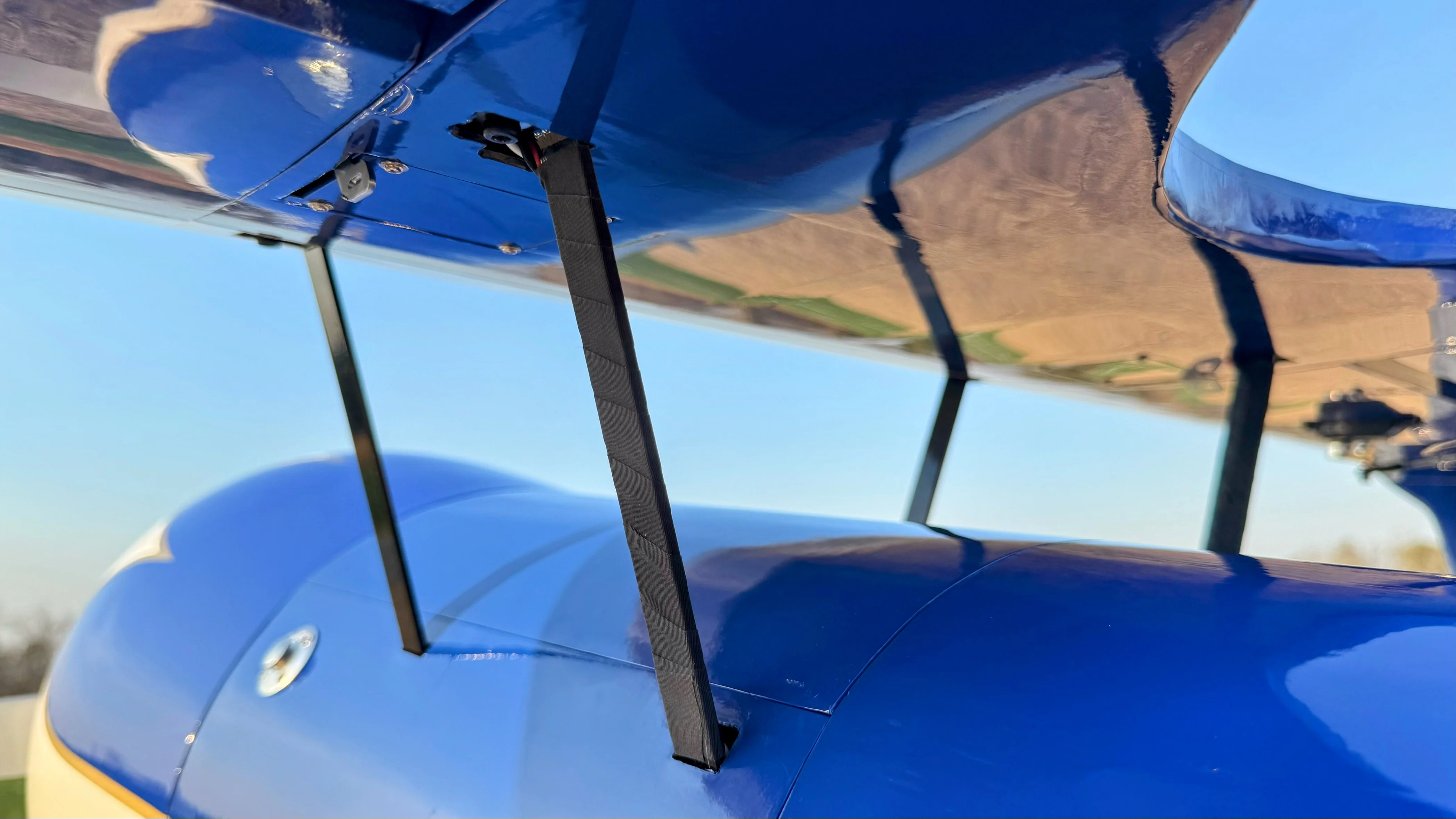 Legacy - 85" Muscle Bipe - Blue/White - 2 CYLINDER - Image 13