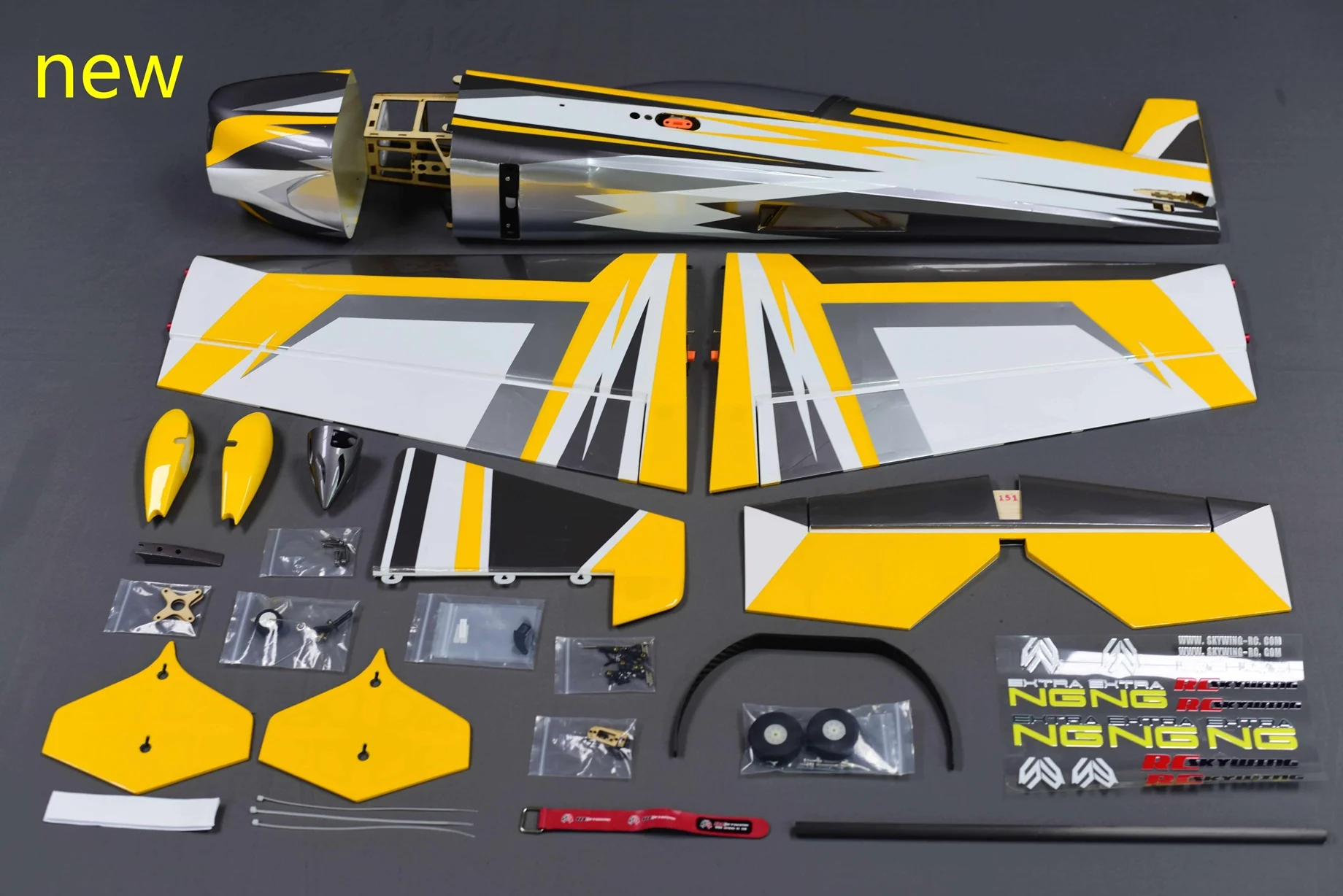 SW - 48" Extra NG - White/Gray/Yellow (D) - ARF - Image 6