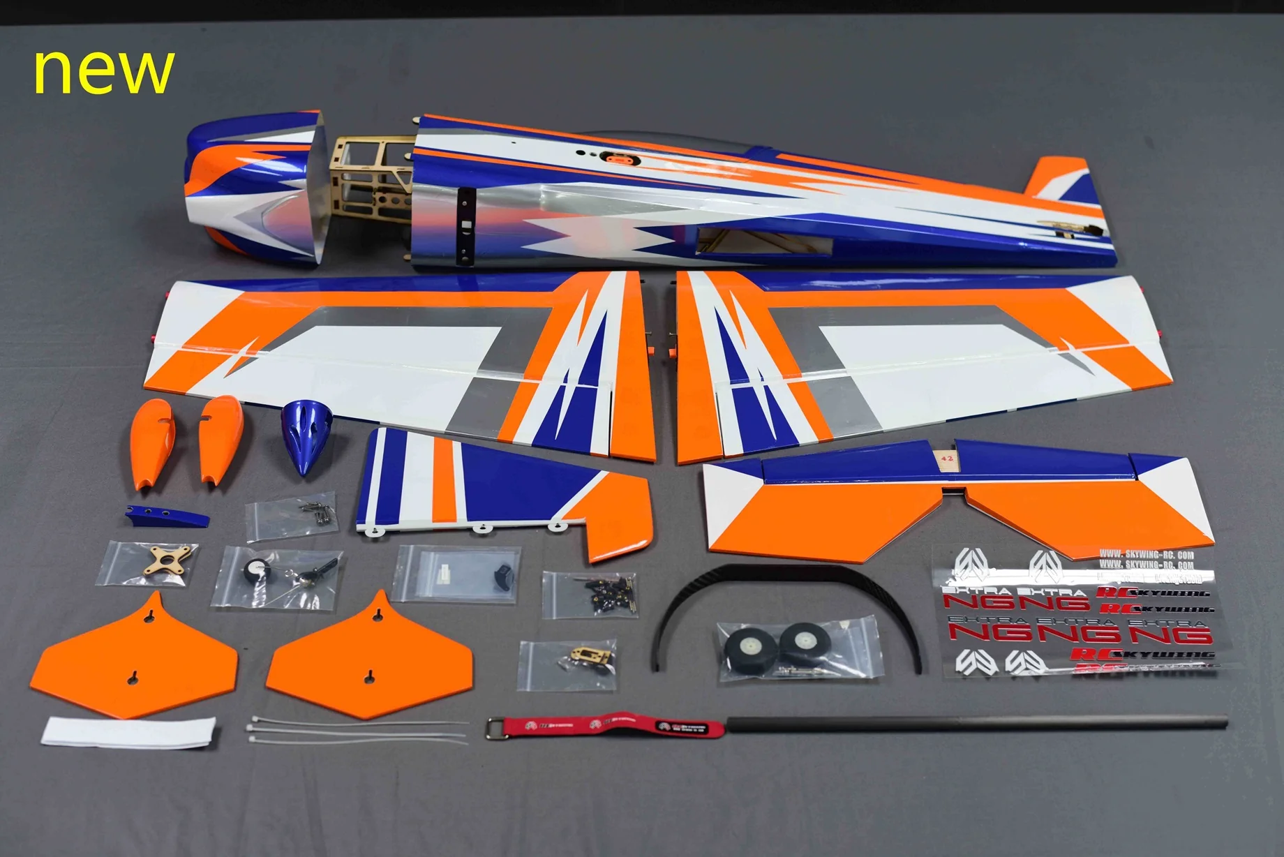 SW - 48" Extra NG - White/Orange/Blue (C) - ARF - Image 5