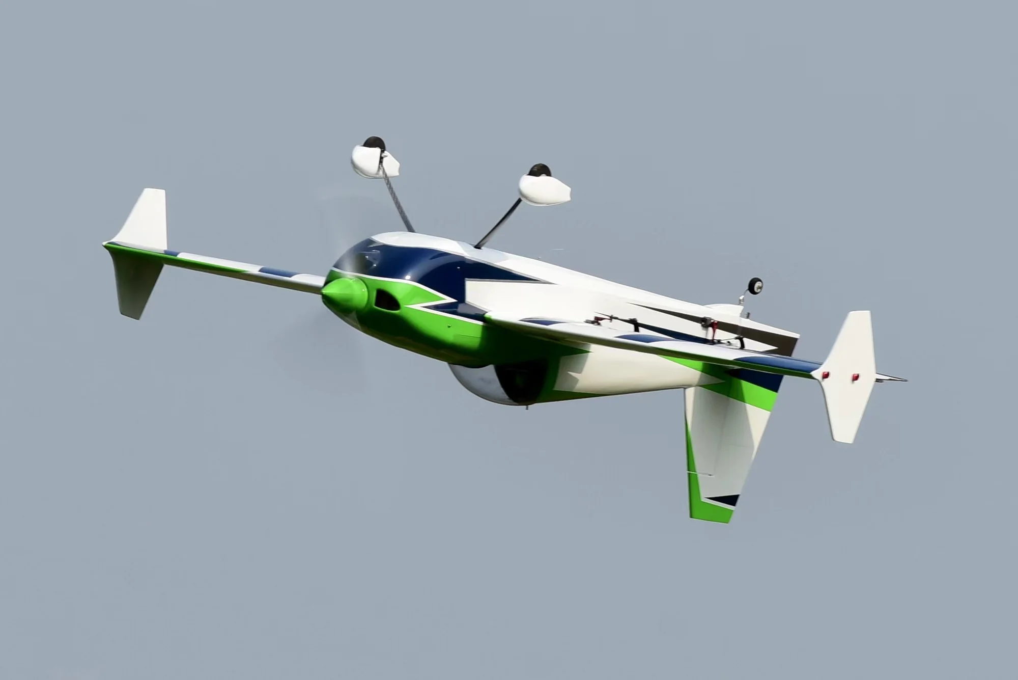SW - 48" Slick 360 V2 - White/Green Scheme C - PNP - Image 4