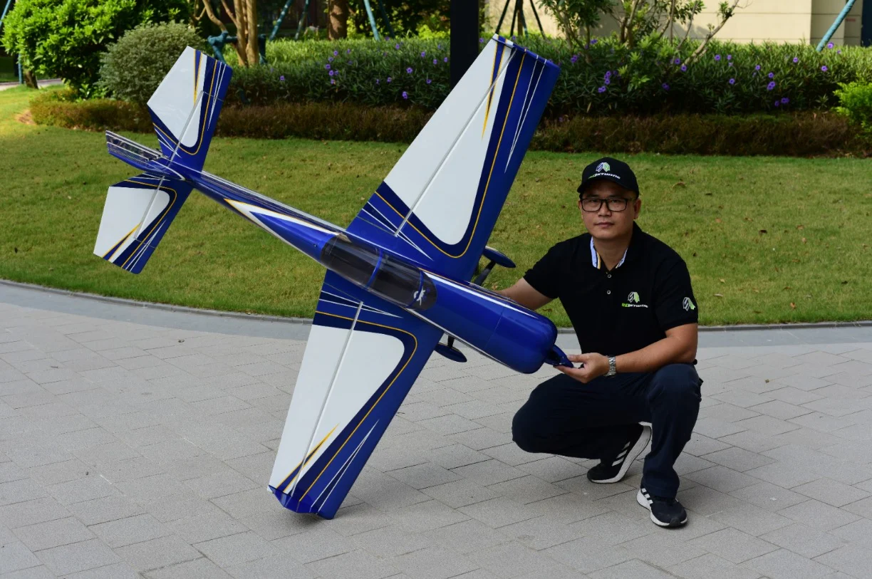 SW - 60" Yak 54 - White/Blue - (A) PNP - Image 4