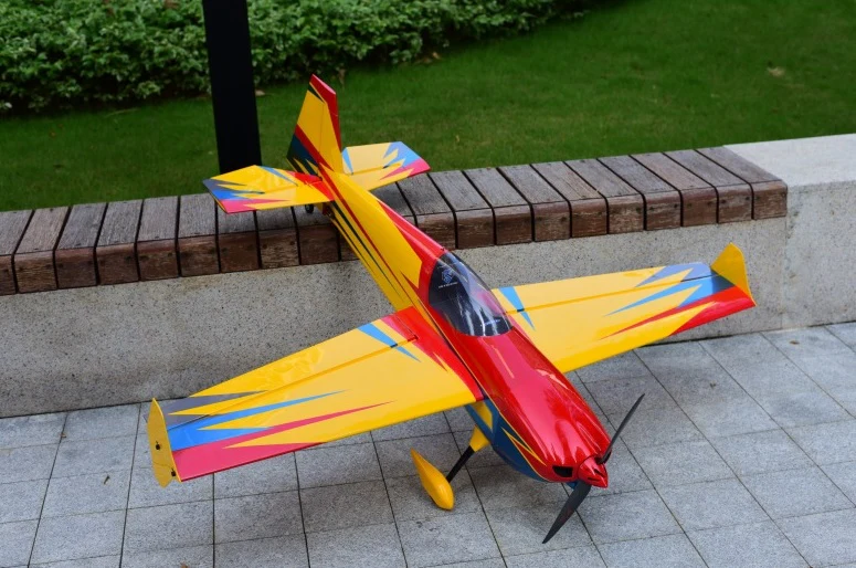 SW - 61" Slick 360 V3 - Yellow/Red/Met Blue (D) - ARF - Image 3