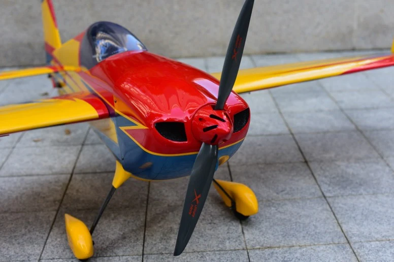 SW - 61" Slick 360 V3 - Yellow/Red/Met Blue (D) - ARF - Image 5