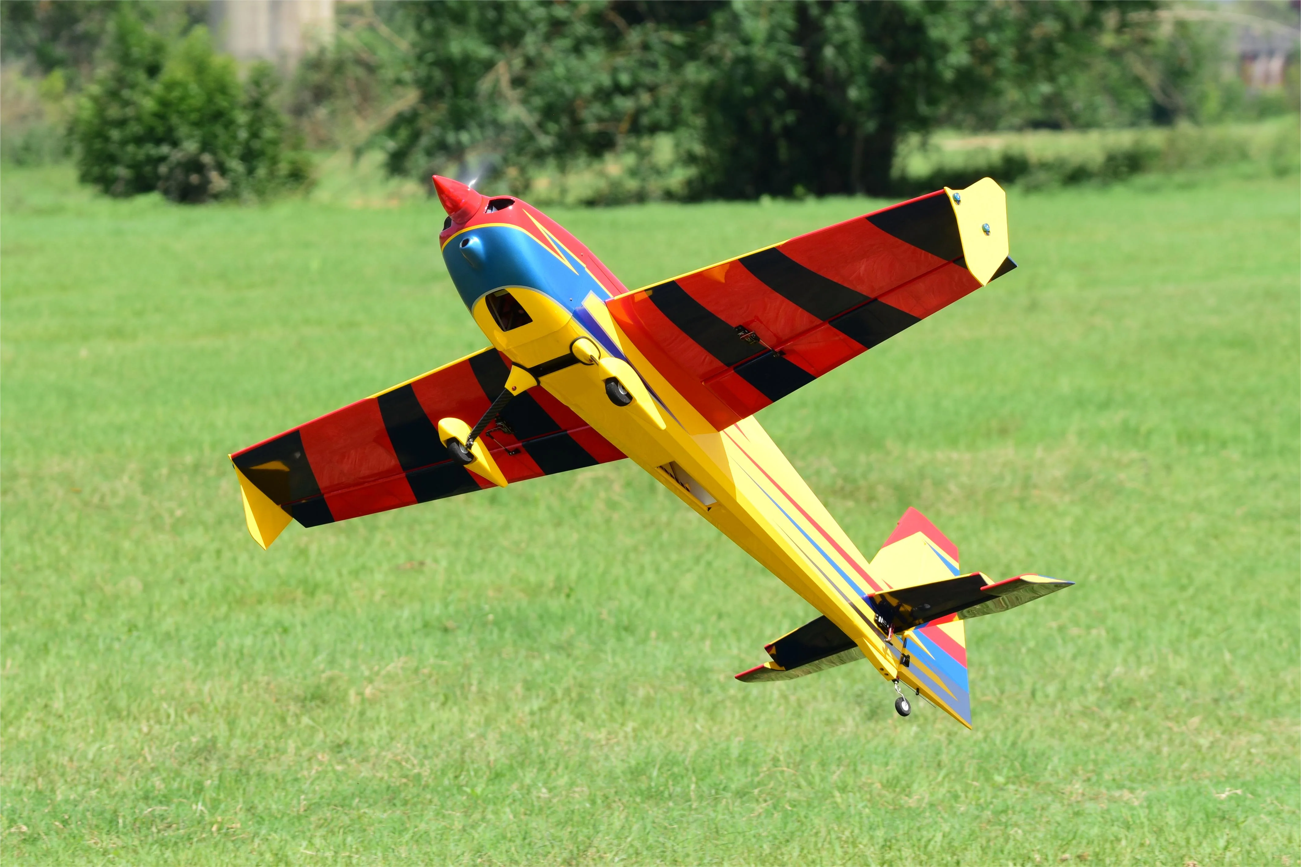 SW - 61" Slick 360 V3 - Yellow/Red/Met Blue (D) - ARF - Image 8