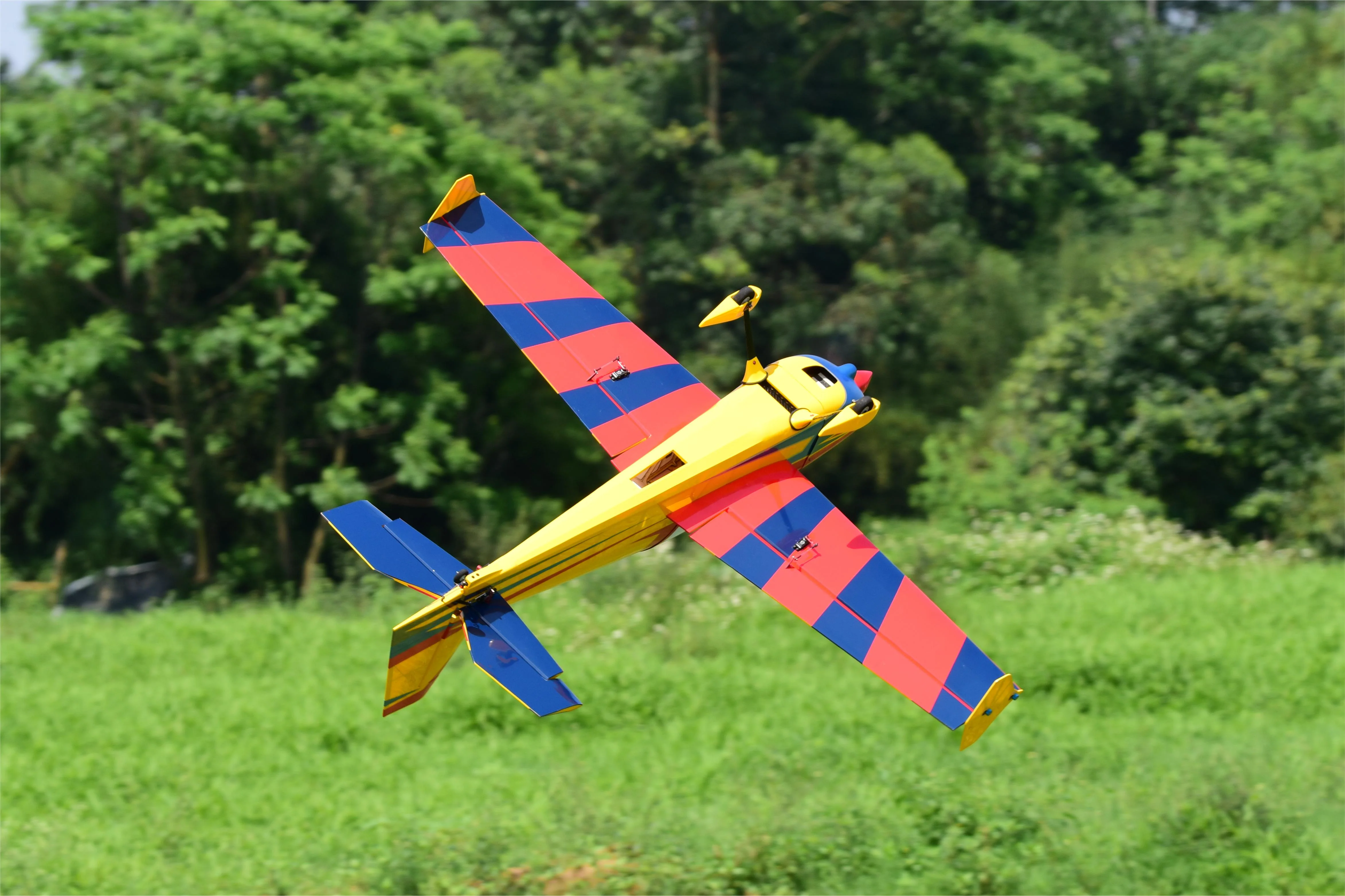 SW - 61" Slick 360 V3 - Yellow/Red/Met Blue (D) - ARF - Image 9
