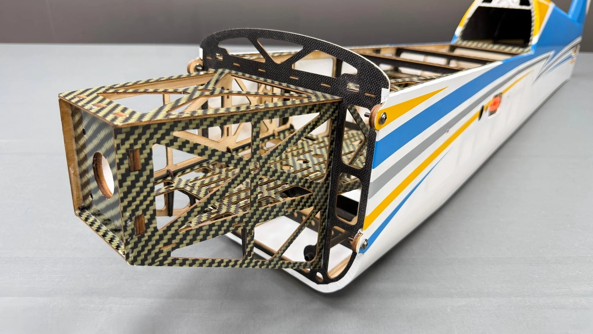 SW - 60" Extra 330SX - White/Blue/Yellow (B) - ARF - Image 9