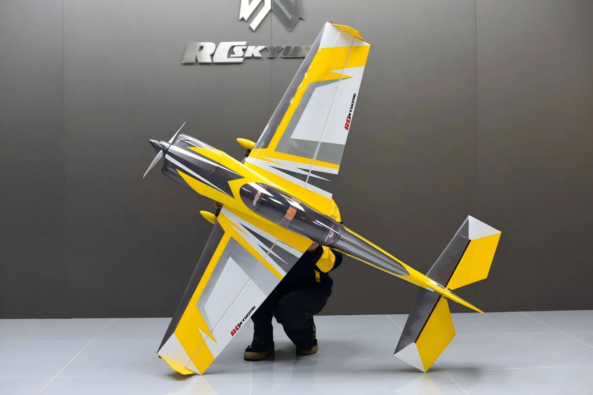 SW - 60" Extra NG - White/Gray/Yellow (D) - ARF - Image 3