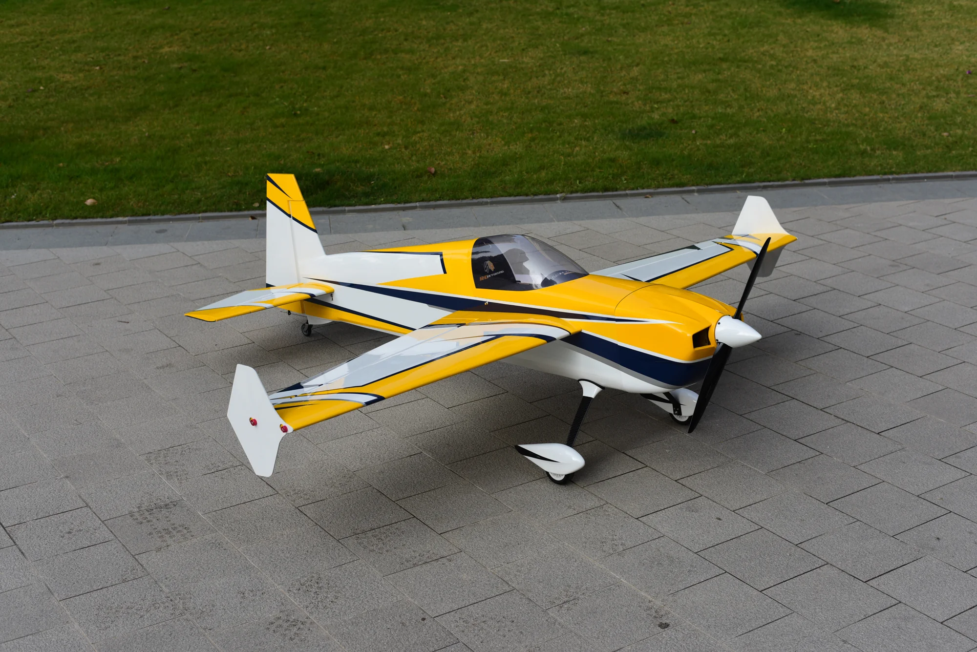 SW - 74" Laser 260 - White/Yellow/Navy (D) - ARF - Image 3