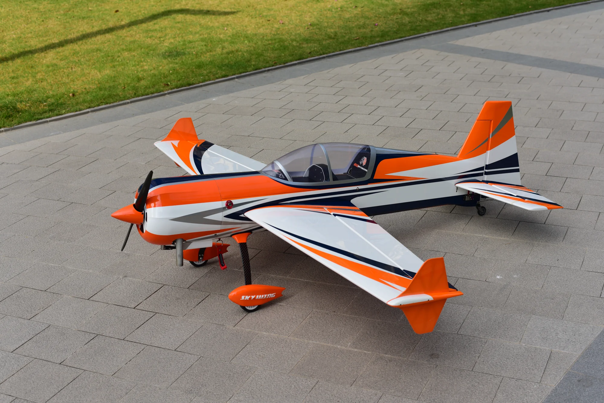 SW - 74" Yak 54 - White/Orange (B) - ARF - Image 3