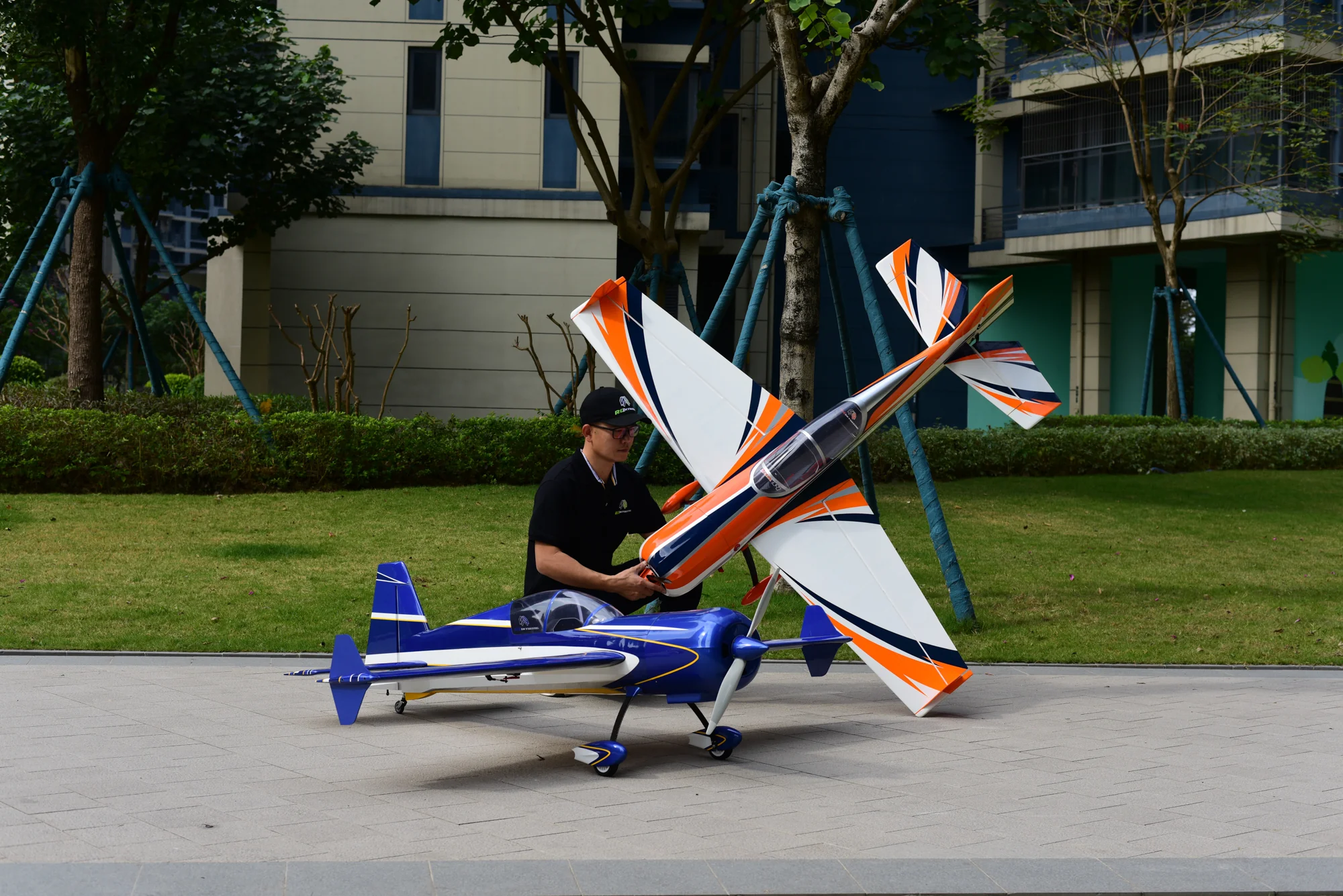 SW - 74" Yak 54 - White/Orange (B) - ARF - Image 8