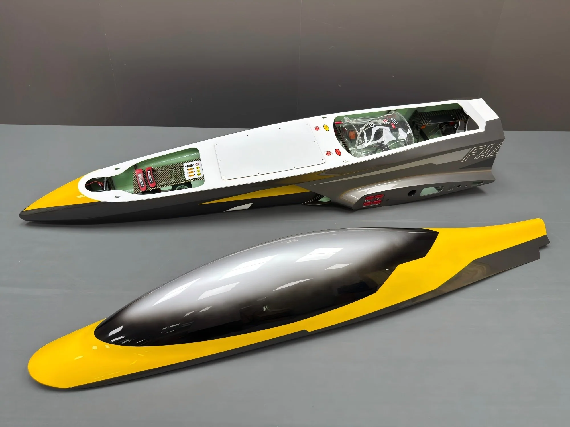 SW - Falcon 2.4M - Neon/Metal Grey - ARF - Image 5