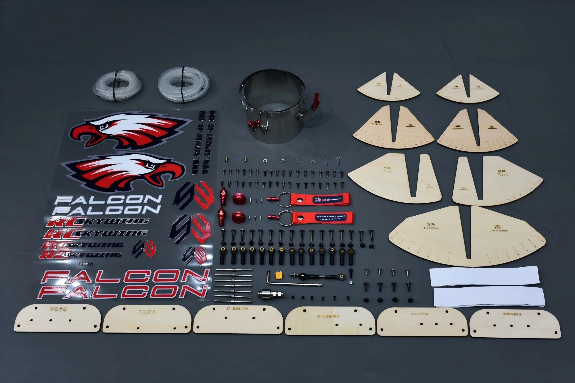 SW - Falcon 2.8M - Red/Metal Grey - ARF - Image 9