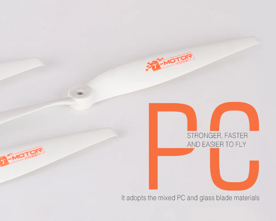 T-Motor/Hobby White Polymer Prop - Image 4