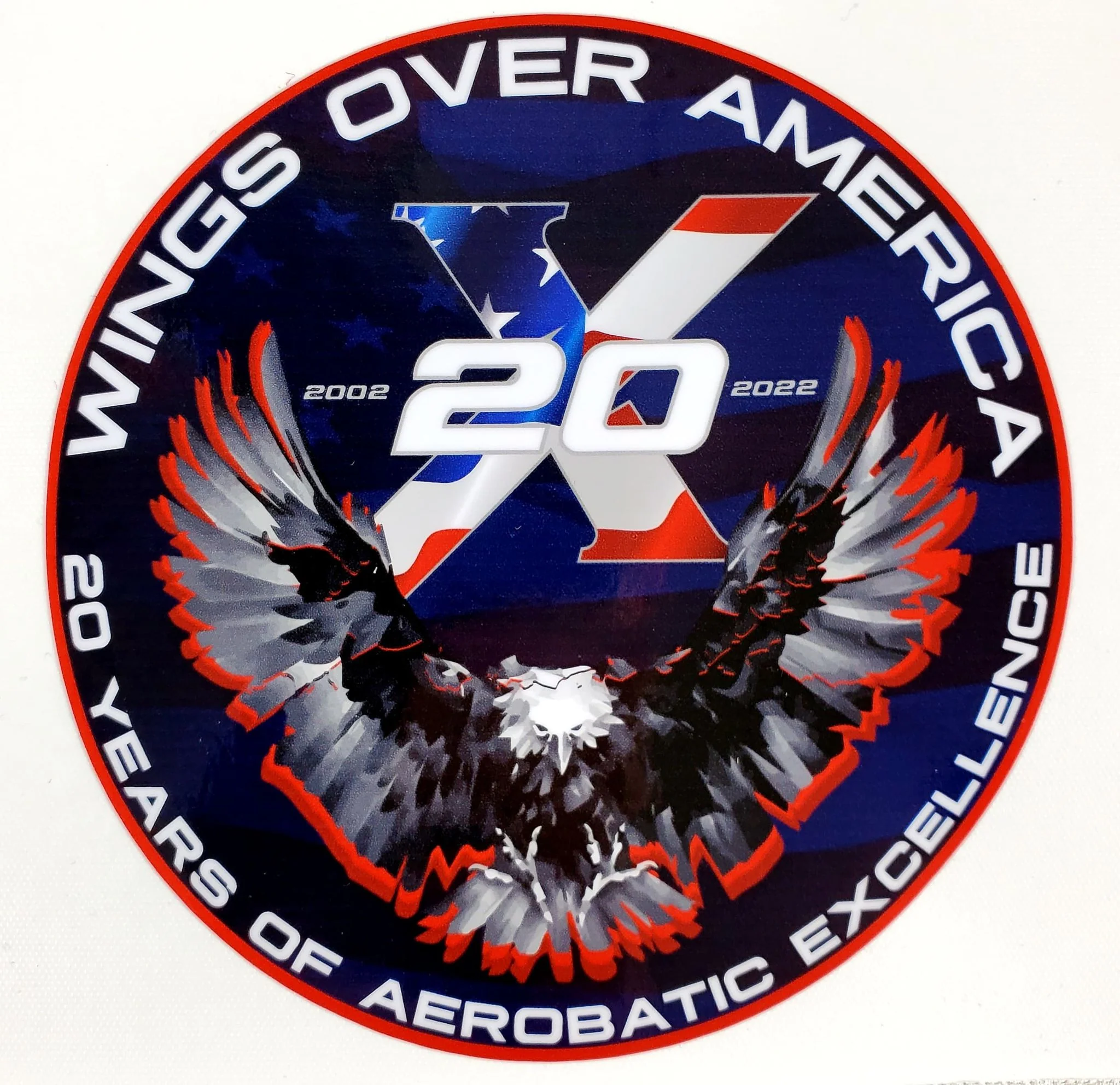Wings Over America Decal- 5"