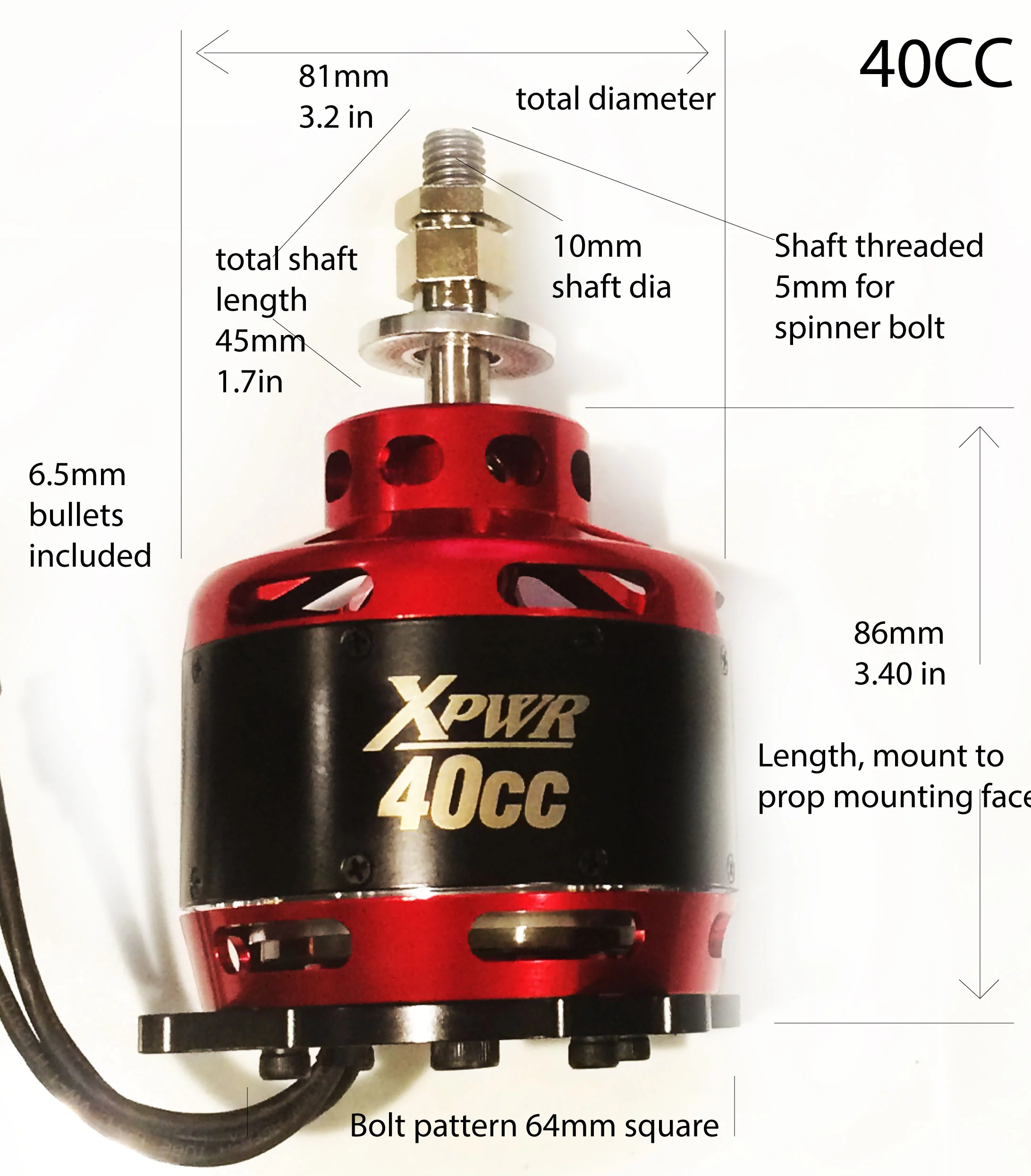 Xpwr 40CC Motor - Image 3